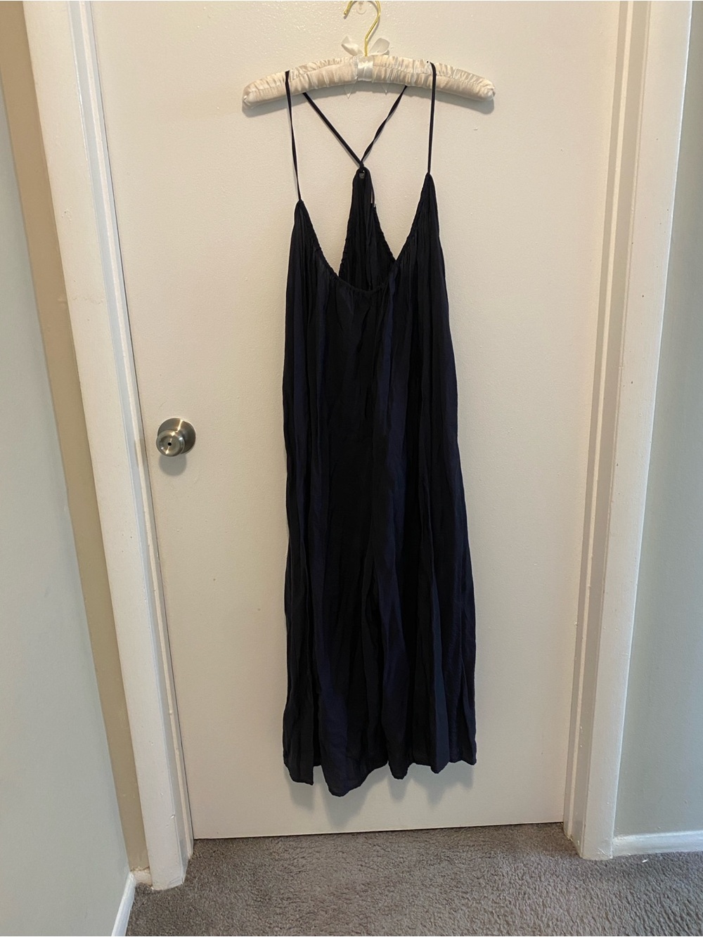 Akemi + Kin Black Bohemian Spaghetti strap Romper L